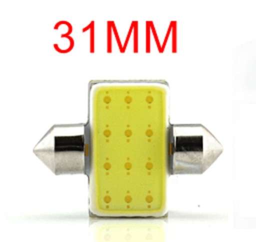 Car Interior Cob Light 31mm 5W 12Led **IN STOCK**