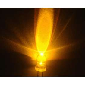 5mm Led Yellow Flashing Alarm light (Flashes on-off by itself)
