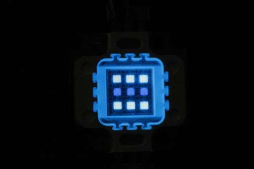 10W Aquarium Light Led 6 Blue & 3 UV (Ultra Violet) (9-12V/ 900mA)