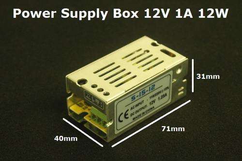 Power Supply Box 12V 1A 12W **IN STOCK**
