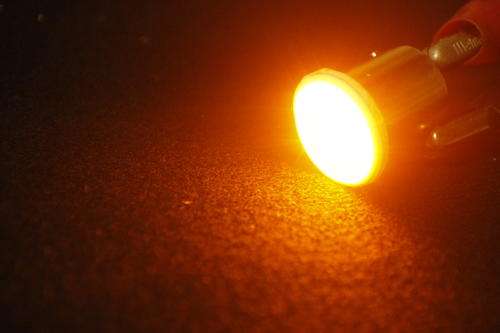 Car Led Yellow / Amber Cob Tail Light 1156 BA15