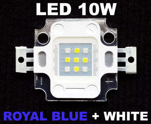 10W Aquarium Light Led 5 White & 4 Blue (9-12V/ 900mA)