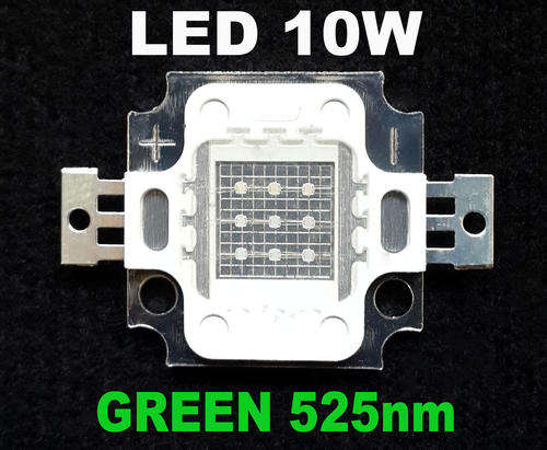 10W Led Chip Green 520-525nm (9-12V / 900mA) **IN STOCK**
