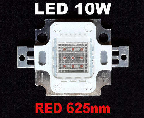 10W Led Red 620-625nm (6-7v / 900mA)