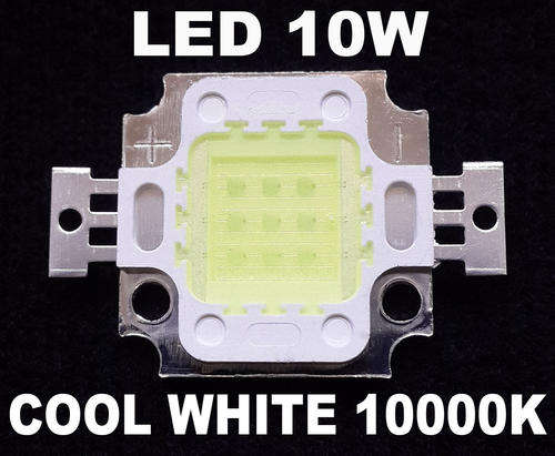 10W Led Aquarium Cool White 10000K (9-12V/ 900mA) 30mil Chip **IN STOCK**