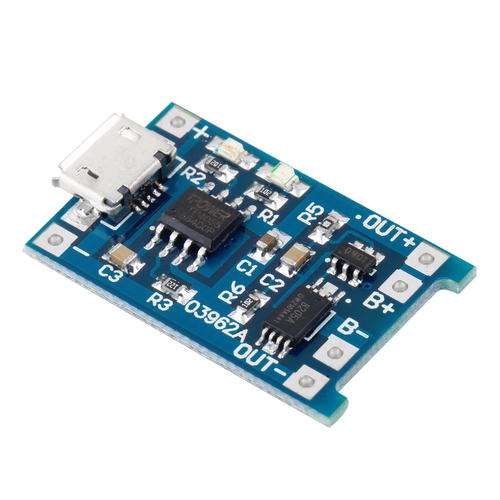 Battery 18650 Charger Micro USB 5V 1A with Overcharge Protection