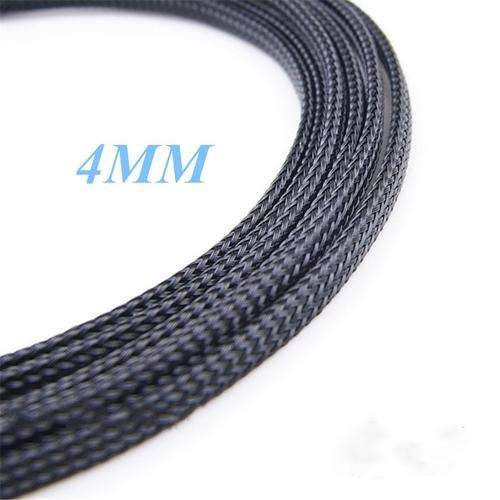 Wire Sleeving 4mm Black