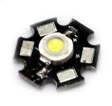 1W Led Cool White 13-15000K on Aluminium Base