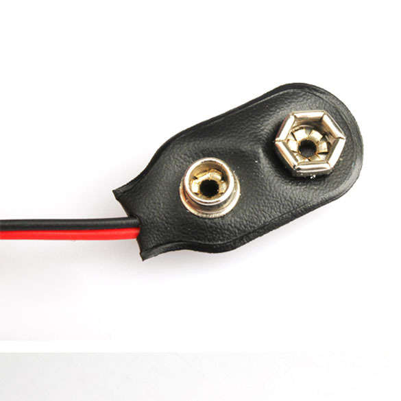 Battery 9V Snap-on Connector Wire
