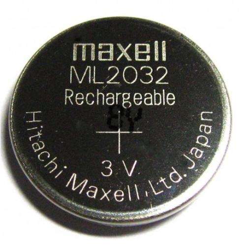 Battery ML2032 3V Rechargeable Lithium-ion