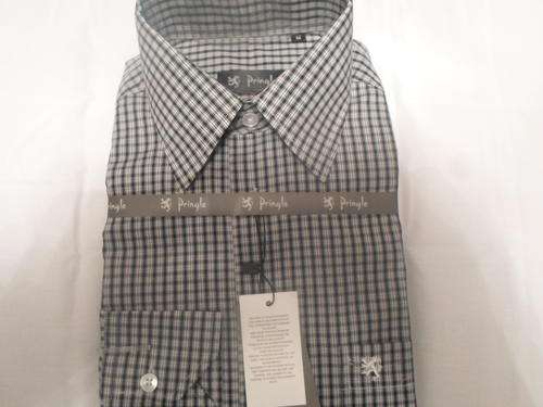 Men's Pringle Formal Shirt L/Sleeve Medium