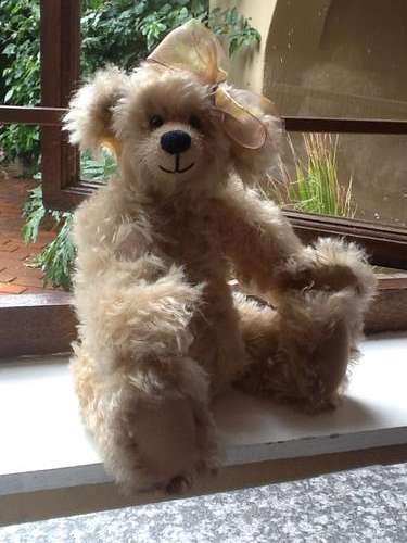 Hand made German mohair teddy bear.