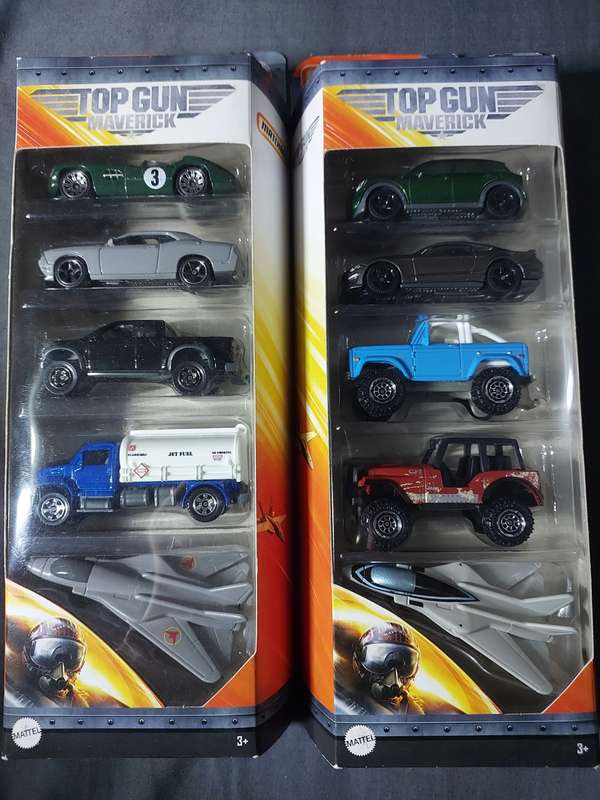 MATCHBOX TOP GUN (2x 5packs)