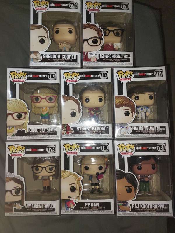 FUNKO POP - BIG BANG THEORY SET OF 8