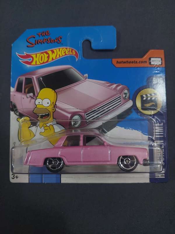 THE SIMPSONS PINK FAMILY CAR