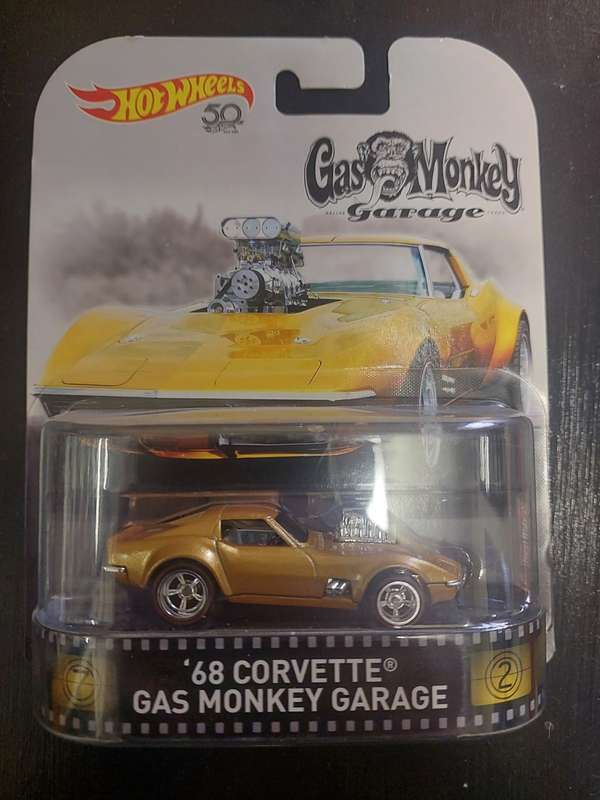 HOT WHEELS - RETRO - '68 CORVETTE - GAS MONKEY GARAGE