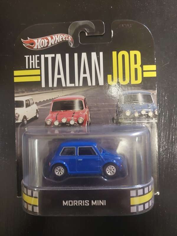 HOT WHEELS - RETRO - ITALIAN JOB - MORRIS MINI (SET OF 3) Real Riders