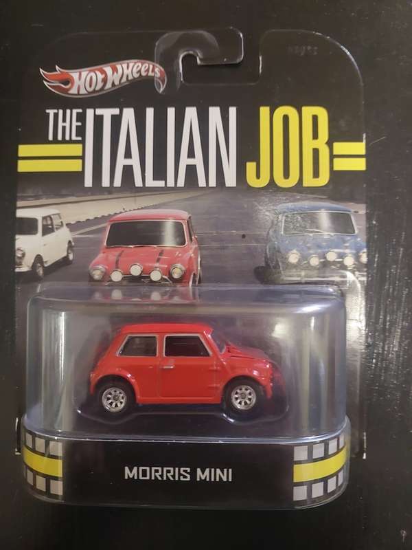HOT WHEELS - RETRO - ITALIAN JOB - MORRIS MINI (SET OF 3) Real Riders