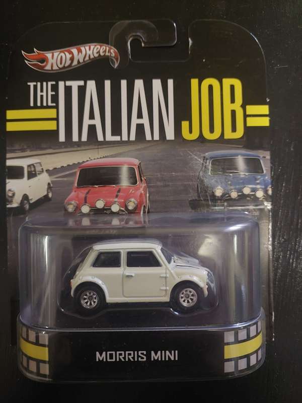 HOT WHEELS - RETRO - ITALIAN JOB - MORRIS MINI (SET OF 3) Real Riders