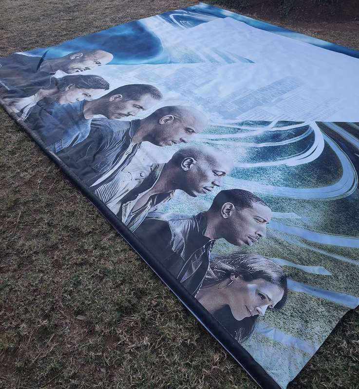 Fast & Furious Material poster (± 3m x 2m)