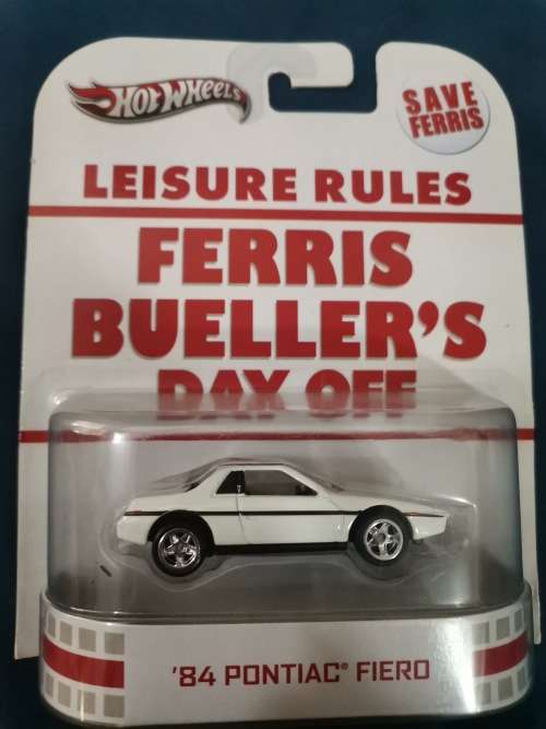 HW Retro - '84 Pontiac Fiero (Feris Bueller's Day Off) Real Riders