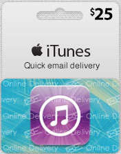 $25 USA ITunes Gift Card (Email Delivery)