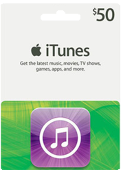 iTunes $50 Gift Card