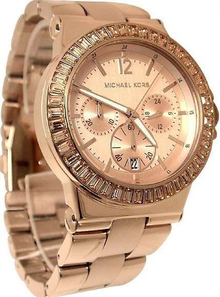 Ladies Michael Kors Dylan Rose-Gold Tone Watch