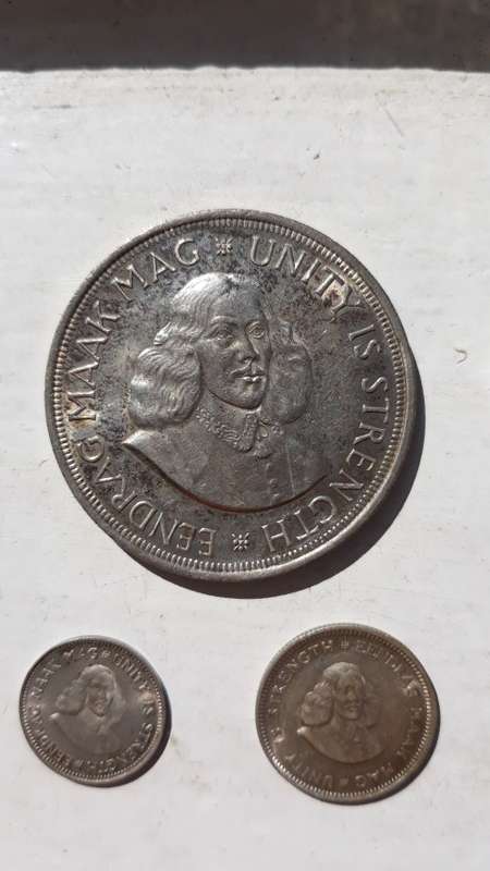 Complete set of 1964 RSA First Decimal coins! From 50c to half cent! R1 Start!