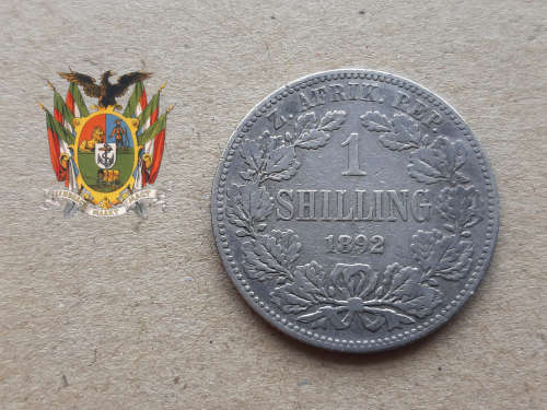Paul Kruger ZAR: Set of Six 1892 coins! Half Crown to Penny! Year of first Issue!