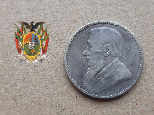 Paul Kruger ZAR: Set of Six 1892 coins! Half Crown to Penny! Year of first Issue!