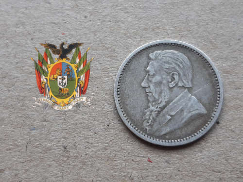 Paul Kruger ZAR: Set of Six 1892 coins! Half Crown to Penny! Year of first Issue!