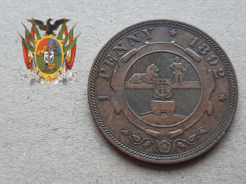 Paul Kruger ZAR: Set of Six 1892 coins! Half Crown to Penny! Year of first Issue!