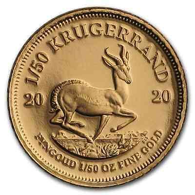 2020 1/50 oz Gold Proof Krugerrand - in box with certificate! R1 Start!