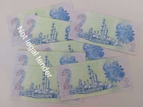 Super Sale! 8 x Gerhard de Kock R2 RSA Notes in Sequence!