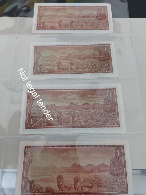 Super Sale! TW de Jongh RSA R1 Variety Notes (Both A & B Series incorporating E/A and A/E - 4 Notes)
