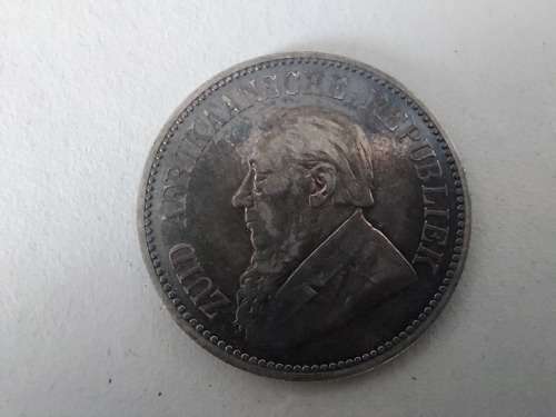 Super Sale! ZAR Paul Kruger 1892 Two and a Half Shillings Coin!