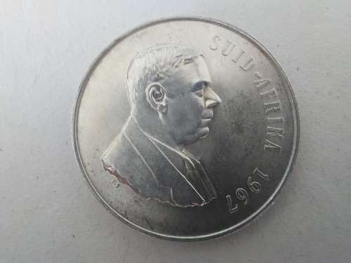 Super Sale! RSA 1967 80% Silver Rand  Afrikaans!