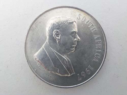 Super Sale! RSA 1967 80% Silver Rand  English!