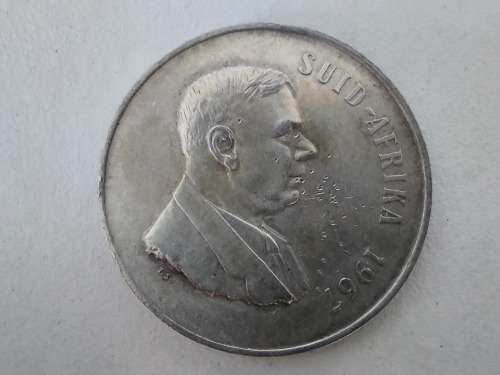 Super Sale! RSA 1967 80% Silver Rand  Afrikaans!