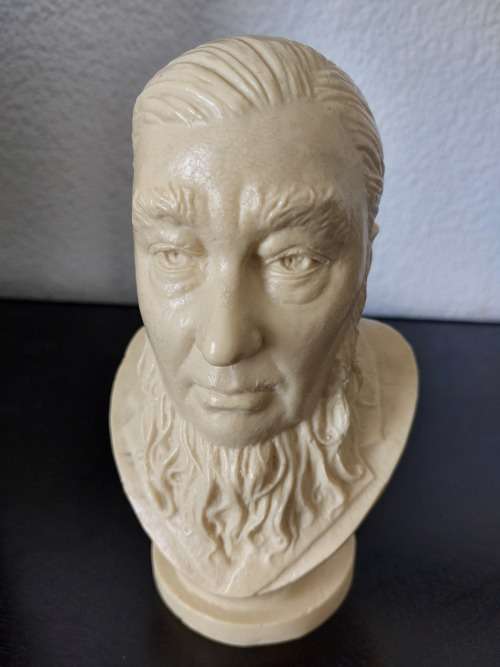 Paul Kruger Bust! Great Condition! Stamped C. Steynberg 1945 on back! R1 Start!