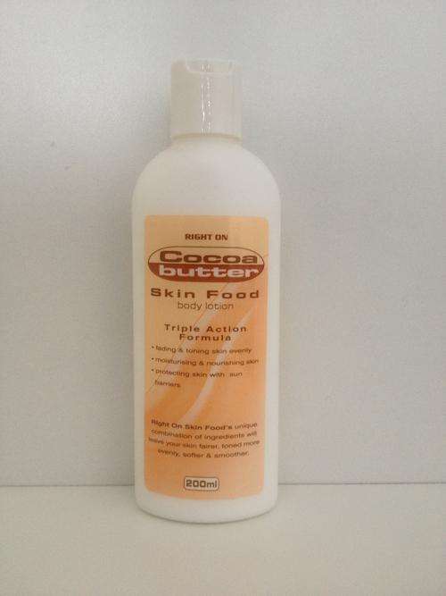Right On Cocoa Butter Skin Food Body Lotion
