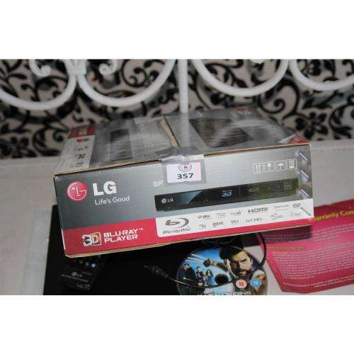 LG 3D Blu-ray DVD Player, includes 34 Blue Ray dvd`s