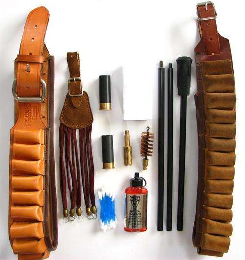 Cleaning Kit, Ammo Belt & Snap Caps for 12 bore Shotguns