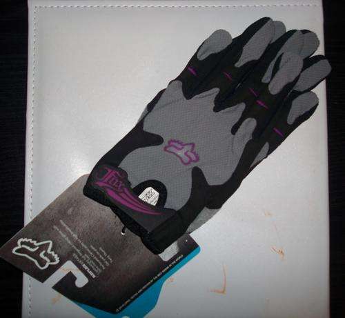 Cycling Gloves   Size Large - Reflex Gel "Fox MBT Back and Red