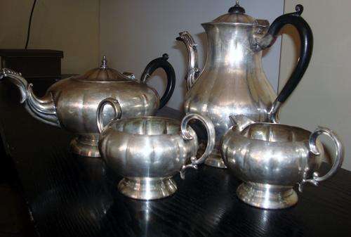 Anitque Tea Set - Marlboro Old English Reproduction Silver Plate