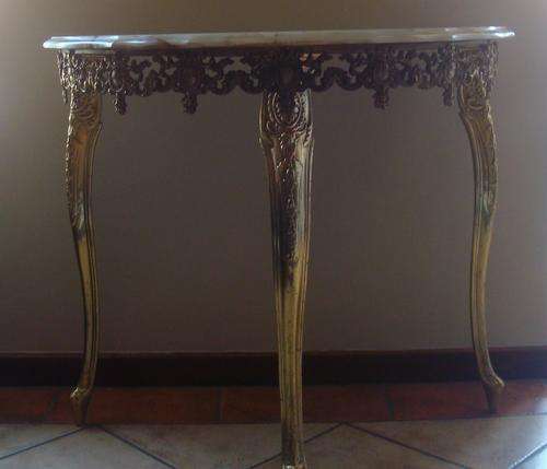 Sold brass frame and legs vintage