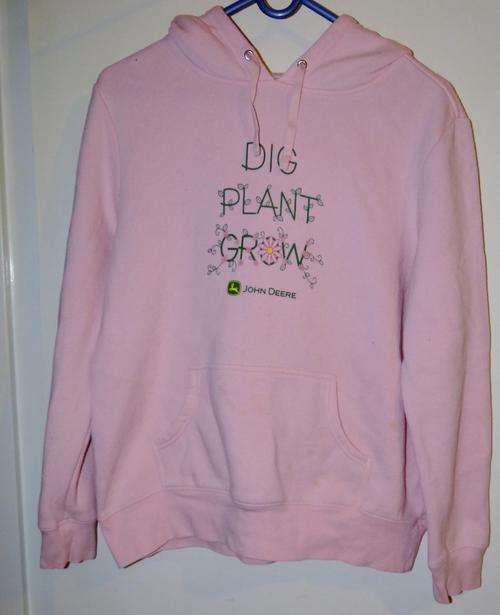 John Deere Pink Tracksuit top M 8-10