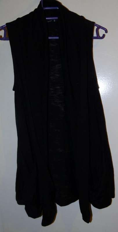Black jacket type top"Alternative made in USA, Size Large