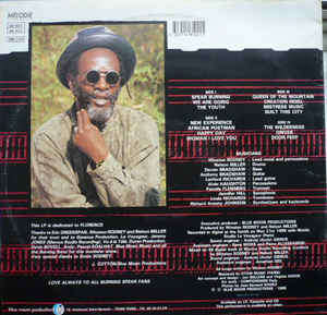 Burning Spear ¿¿ Live In Paris**1988**SA Press**LP Chalp (N) 020